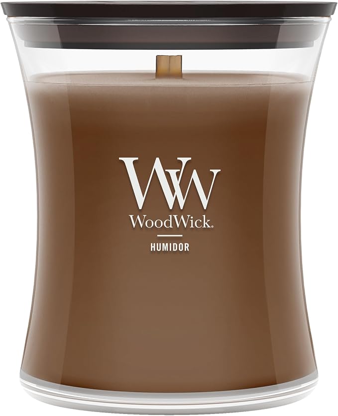 WoodWick Humidor Gifts for Women and Men, 9.7 oz Medium Hourglass Candle by Unknown