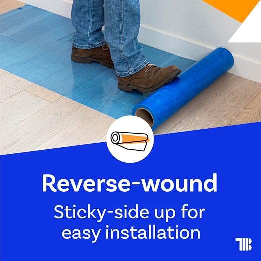 Floor Protection Film, 24 inch x 200' roll, Made in USA, Temporary Covering - Image 3