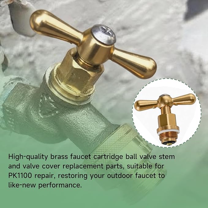 PK1100 Brass Globe Valve Stem and Bonnet Kit - Image 5