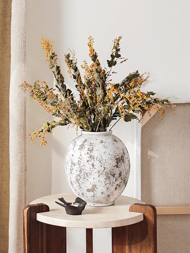 Large White Ceramic Vase - Image 2