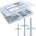 30 Sets Toggle Bolts for Drywall, Heavy Duty Metal Drywall Anchors Kit – 1/4" by Unknown