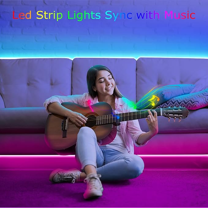 Keepsmile 65.6ft Led Lights for Bedroom - Image 3
