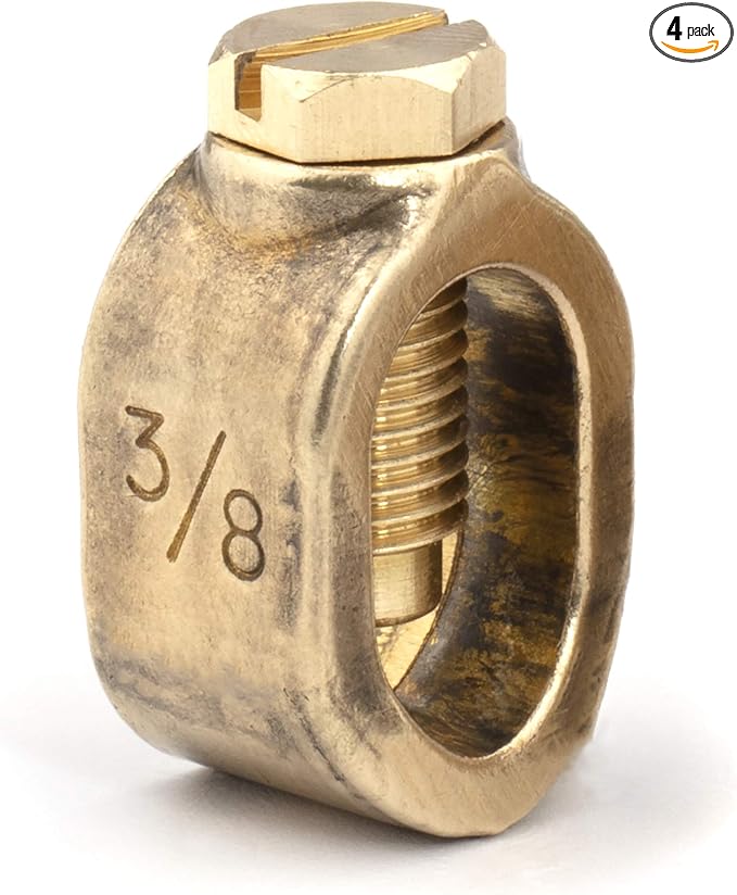 THE CIMPLE CO 3/8" Copper Grounding Clamps by THECIMPLECO