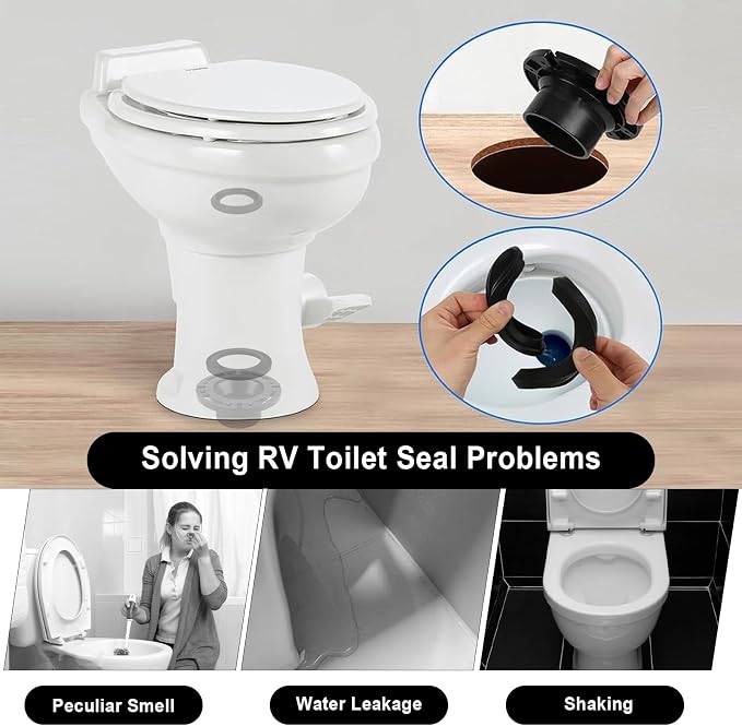 385345892 RV Toilet Seal & Floor Flange Kit - Image 6