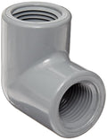 Spears 808-C Series CPVC Pipe Fitting, 90 Degree Elbow, Schedule 80, 1/2" NPT by Aqua+Plumb