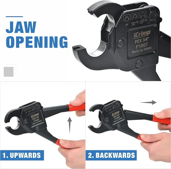 iCrimp IWS-1807CN PEX Crimping Tool Kit - Image 7
