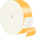Weather Stripping Tape for Door, High Density CR, 2 in x 1/8 in x 15Ft | by MIKONIYA