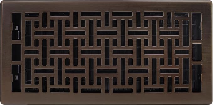 Decor Grates AJH614-RB Oriental Floor Register, Rubbed Bronze Finish - Image 5