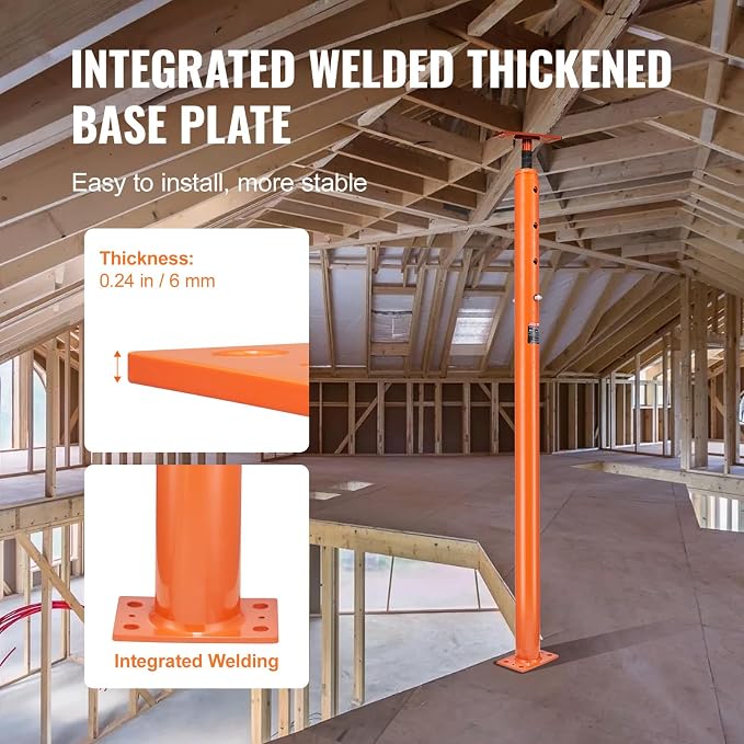 VEVOR House Floor Jack, Lift Support Steel Telescoping Post - Image 4
