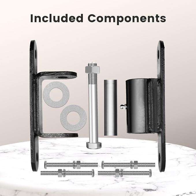Heavy Duty Gate Hinges 7 Inch, 1000 LB Bearing Weld-On Bolt-On | 1000 LB heavy - Image 2