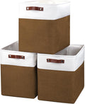 Large Fabric Storage Baskets | 50L Storage Bins, Decorative Linen Closet Baskets by Bagnizer