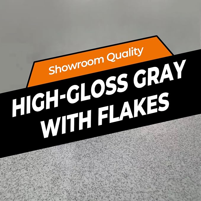 Epoxy Colored Sand Floor Paint, Marble Gray, 3 Gallon | Covers 110 Sq Ft - Image 4