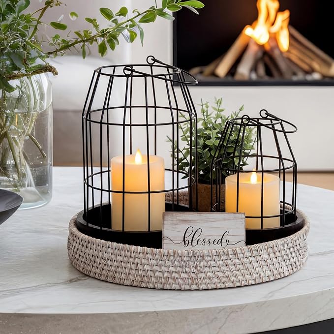 Mumufy 5 Pcs Candle Stands for Pillar Candles Metal - Image 6