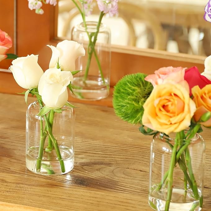 Glass Bud Vases Set of 24, Small Vases - Image 3