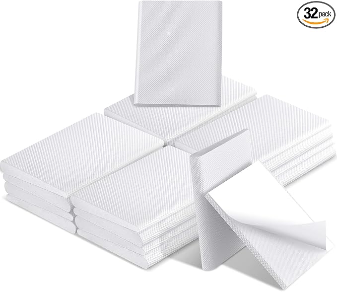 Zonon 32 Pieces Door Corner Seal Pads Adhesive Weatherstripping, Weather by Zonon
