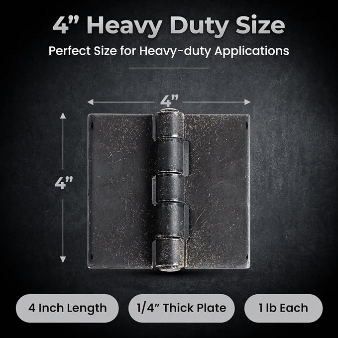 Heavy Duty Weldable Hinges | Steel Butt Hinge Design - Image 2