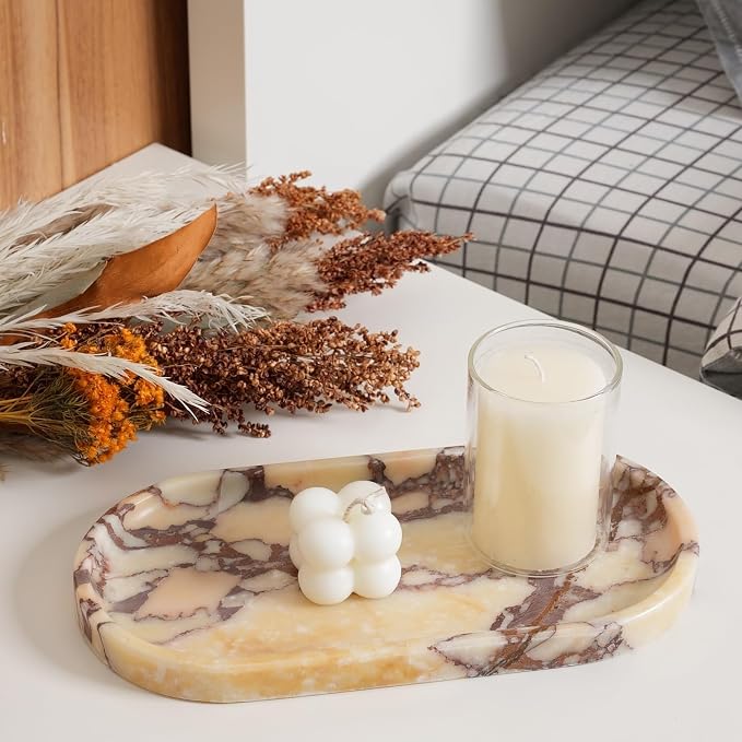 Natural Marble Tray for Decor, Marble Vanity Tray for Perfume, Stone Decorative - Image 7