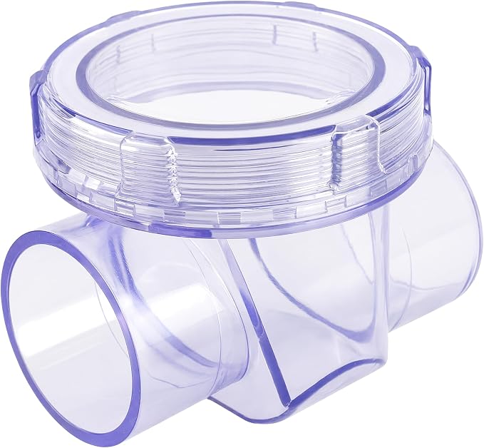 Check Valve, PVC Inline Non Return Valve, One Way Backwater Prevention by Eboxer