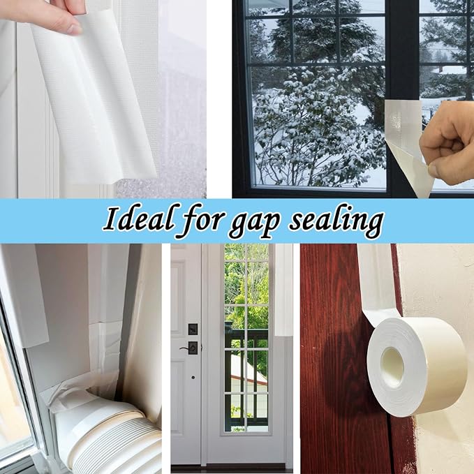Window Weather Sealing Tape, Waterproof AC Insulation Air Conditioner Sealing - Image 3