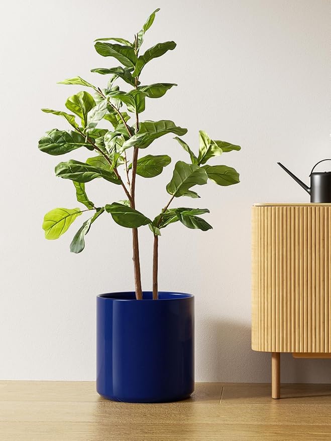 LE TAUCI 12 Inch Pot for Plants, Ceramic Planters for Indoor Plants, - Image 3