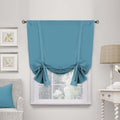 H.VERSAILTEX Blackout Tie Up Curtain Thermal Insulated Curtain Bathroom by HVERSAILTEX