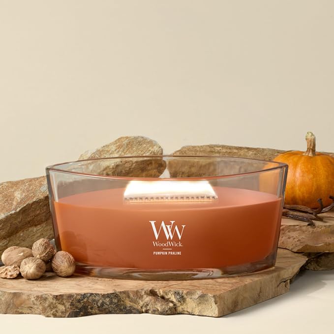 WoodWick Pumpkin Praline Holiday Candle Gifts - Image 2