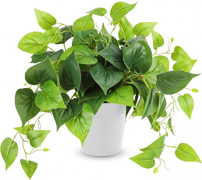 CEWOR Artificial Plants Fake Pothos by CEWOR