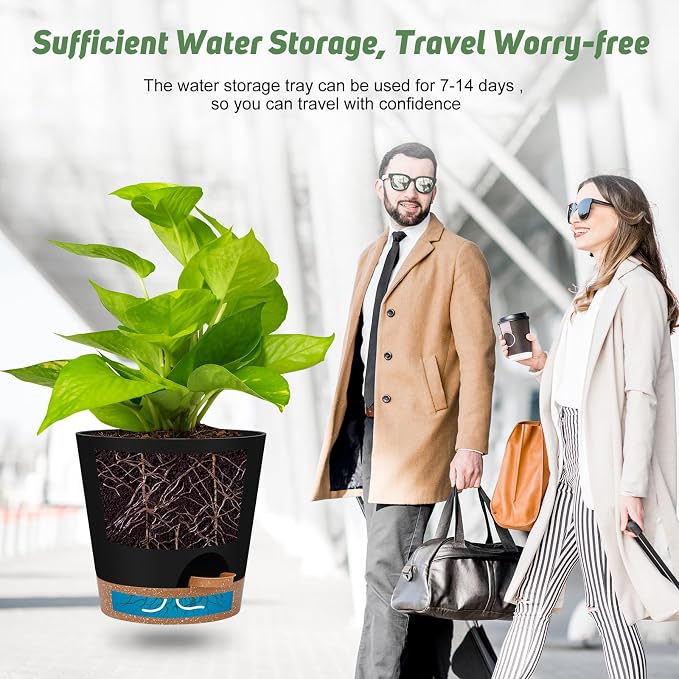 YNNICO Indoor Self Watering Planters - Image 6