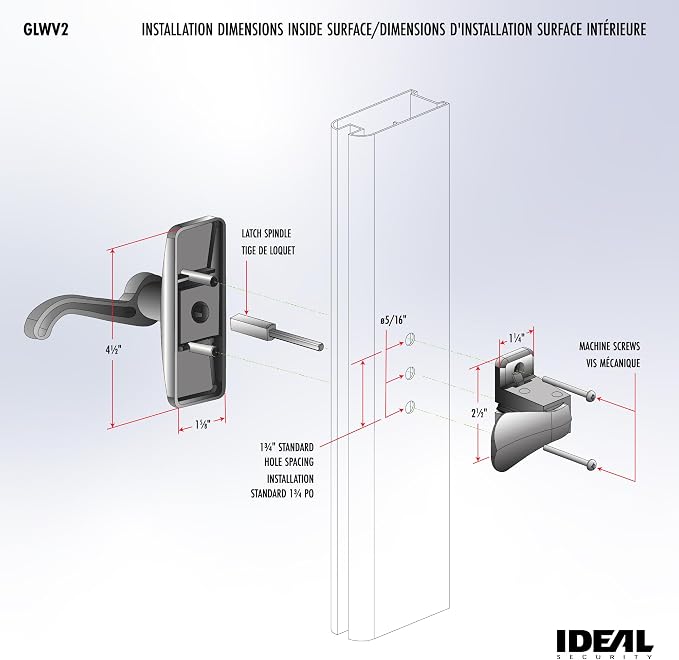 Ideal Security GL Lever Handle Set - Image 8