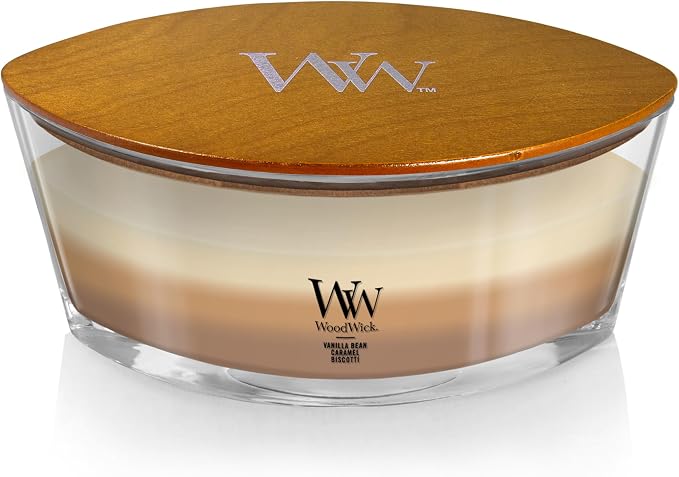 WoodWick Ellipse Scented Trilogy Candle | Café Sweets | - Image 2