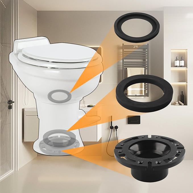 RV Toilet Seal and 3" Socket Floor Flange Kit - Image 7