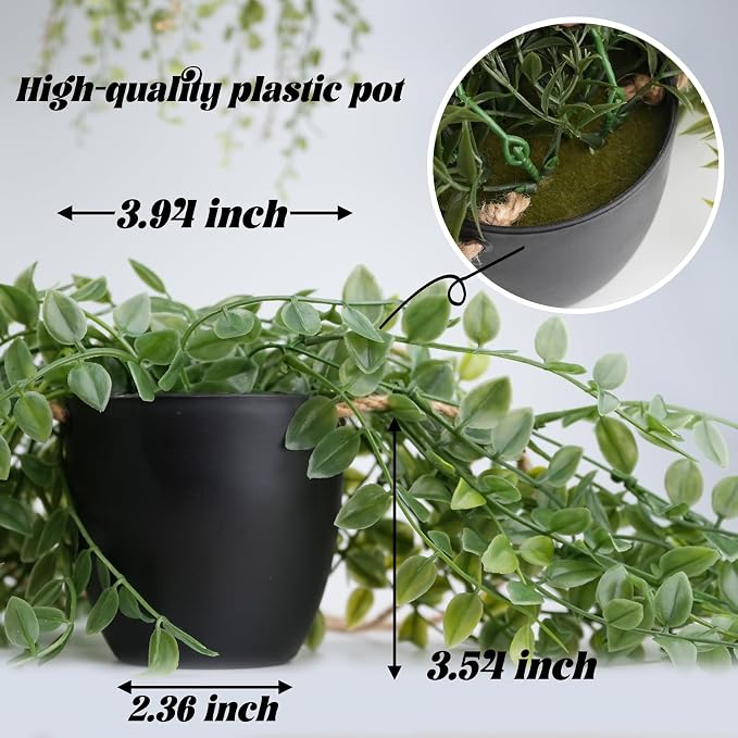 3 Packs Fake Hanging Plants - Image 6