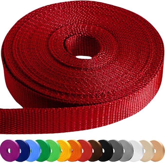 Webbing Strap, 3/4" to 2", 10-50 Yds, EDC gear, backpack repair and pet dog by TECEUM