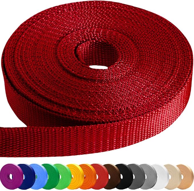 Webbing Strap, 3/4" to 2", 10-50 Yds, EDC gear, backpack repair and pet dog by TECEUM