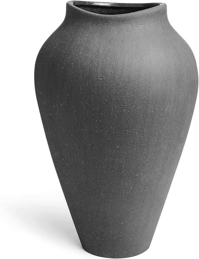 Ceramic Vase - Large 13.6 Inch Tall Floor Vase - Image 7