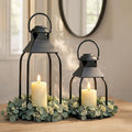 Decorative Metal Lanterns Indoor Outdoor, Candle Holder by ZLFart
