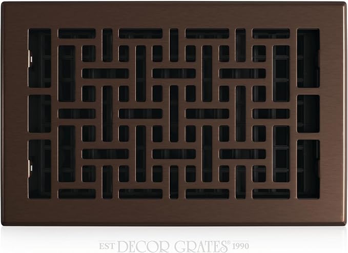 Decor Grates Metal Oriental Decorative Air Vent Cover 6x10 Floor Register – by DecorGrates