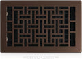 Decor Grates Metal Oriental Decorative Air Vent Cover 6x10 Floor Register – by DecorGrates