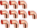 EZ-FLUID 1-1/2" C X C LF Short Radius Copper 90 Degree Elbow Pressure Copper by EZ-FLUIDPlumbingProducts