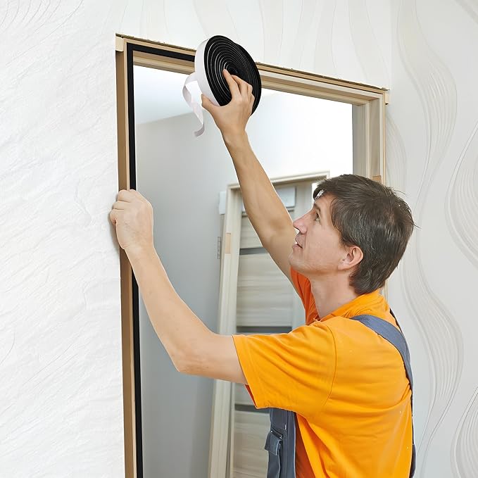 Weather Stripping Door Seal Strip, Strong Adhesive, Lightproof, Soundproof - Image 7
