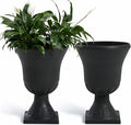 Worth Garden 2-Pack Plastic Urn Planters by WORTH