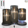 GenSwin Glass Rechargeable Flameless Candles by GenSwin