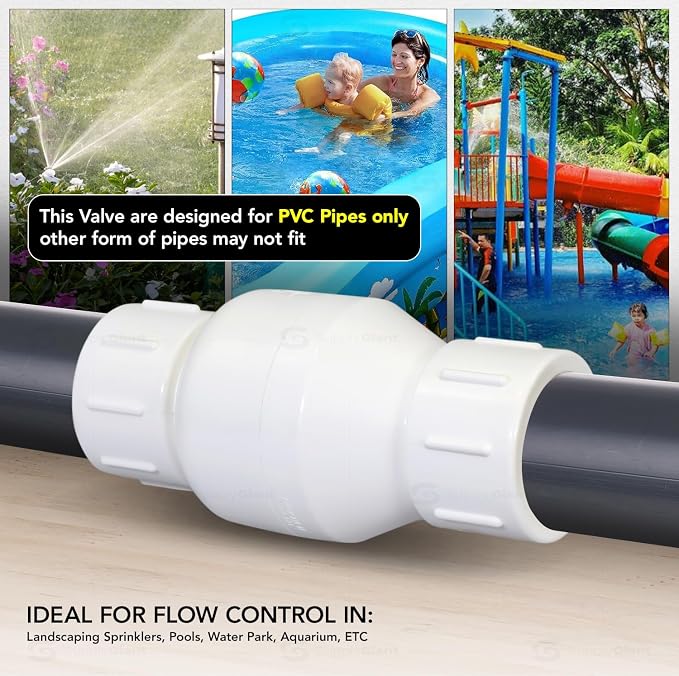 MIDLINE VALVE PVC Inline Check Valve - Image 4