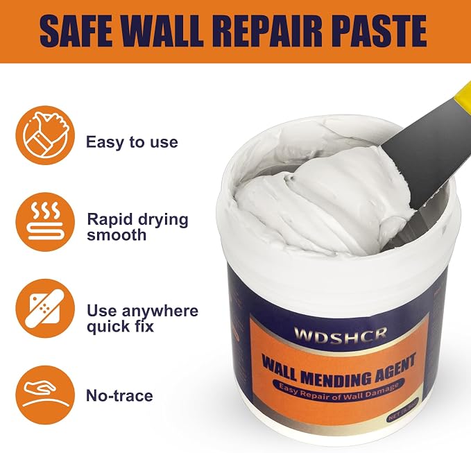 Drywall Repair Kit Drywall Hole Repair Patch Kits Wall Spackle Repair Paste - Image 2