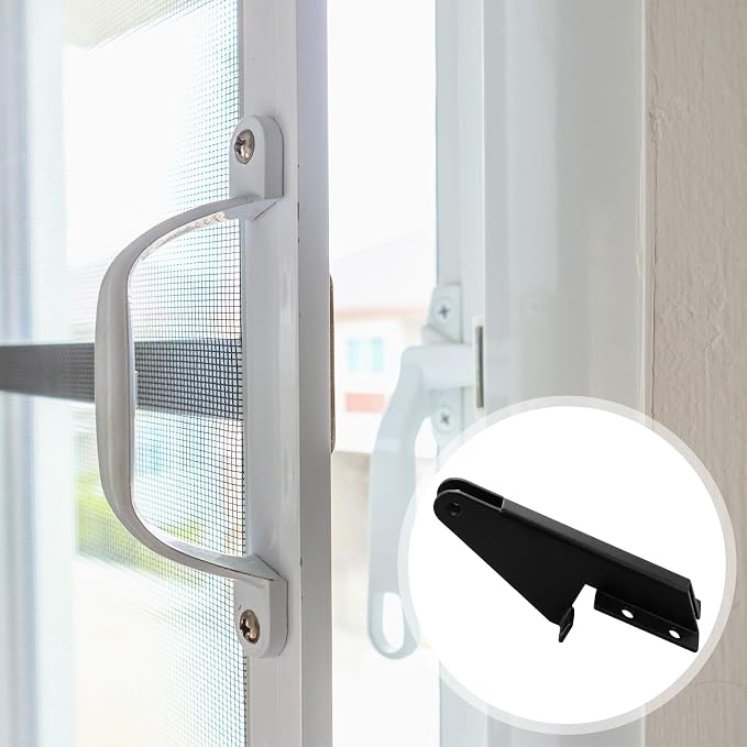 Hicarer 2 Pack Screen Door Closer Bracket Aluminum Replacement Jamb Bracket - Image 7