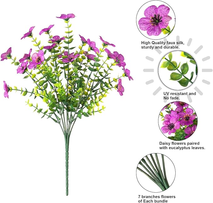 Artificial Faux Outdoor Flowers Plants - Image 8
