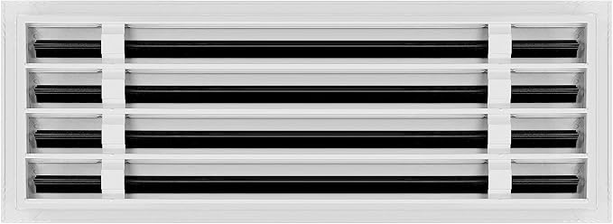 BUILDMART - 22x8 White Modern AC Vent Cover - Decorative Air Vent - Standard - Image 2