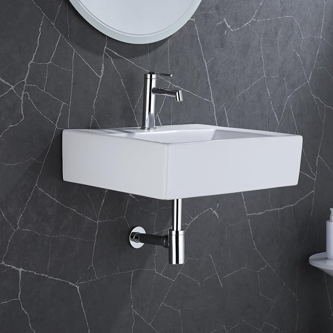 Bathroom Sink Stopper P-Trap Complete Set Adjustable 1-1/4 Bottle Trap Solid - Image 2