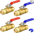 4pcs 1/2" Push Fit Ball Valve by PXZBLG