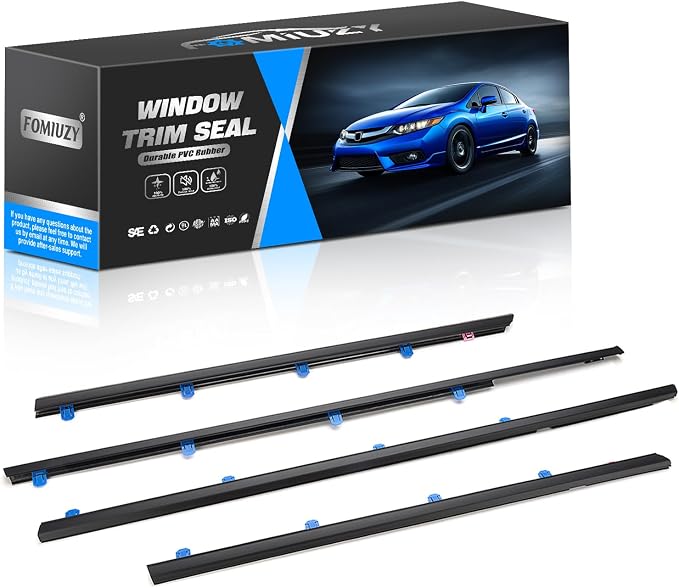 Door Window Trim Seal Weather Stripping Moulding Belt Sweep Felt Fit Honda by FOMIUZY